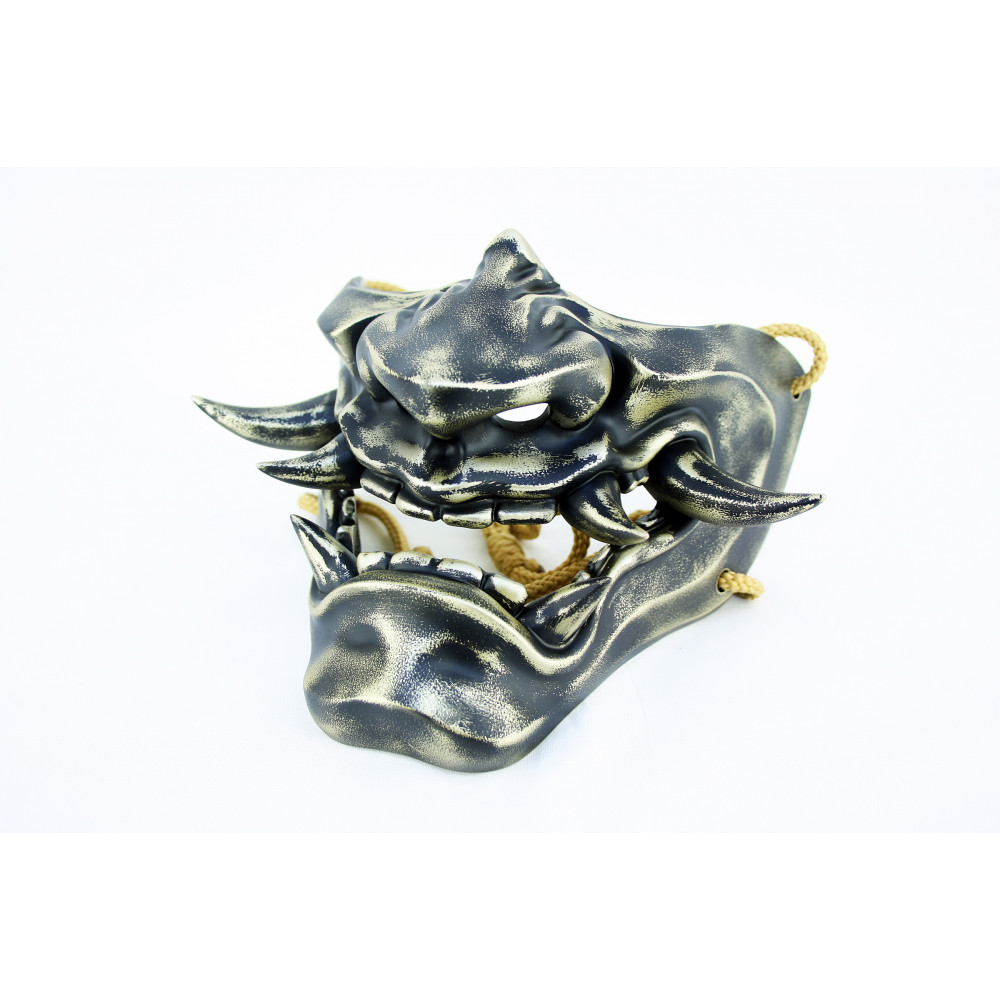 Japan Fanged Rust Gold mask